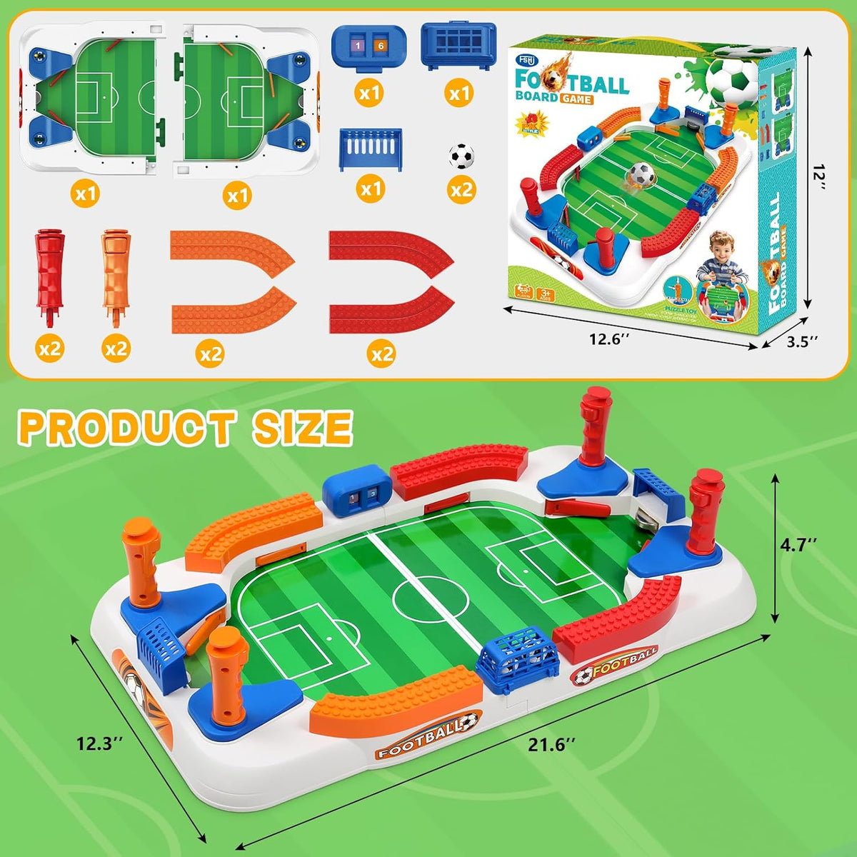 Mini Foosball Table Game for Kids Soccer Game Set Gifts Boys Toy