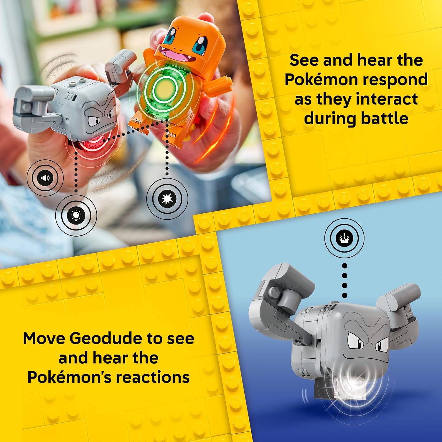 LEGO Pokémon SMART Play: Charmander and Geodude's Cavern Clash 72157
