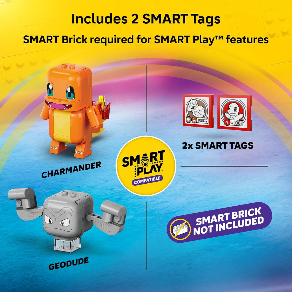 LEGO Pokémon SMART Play: Charmander and Geodude's Cavern Clash 72157
