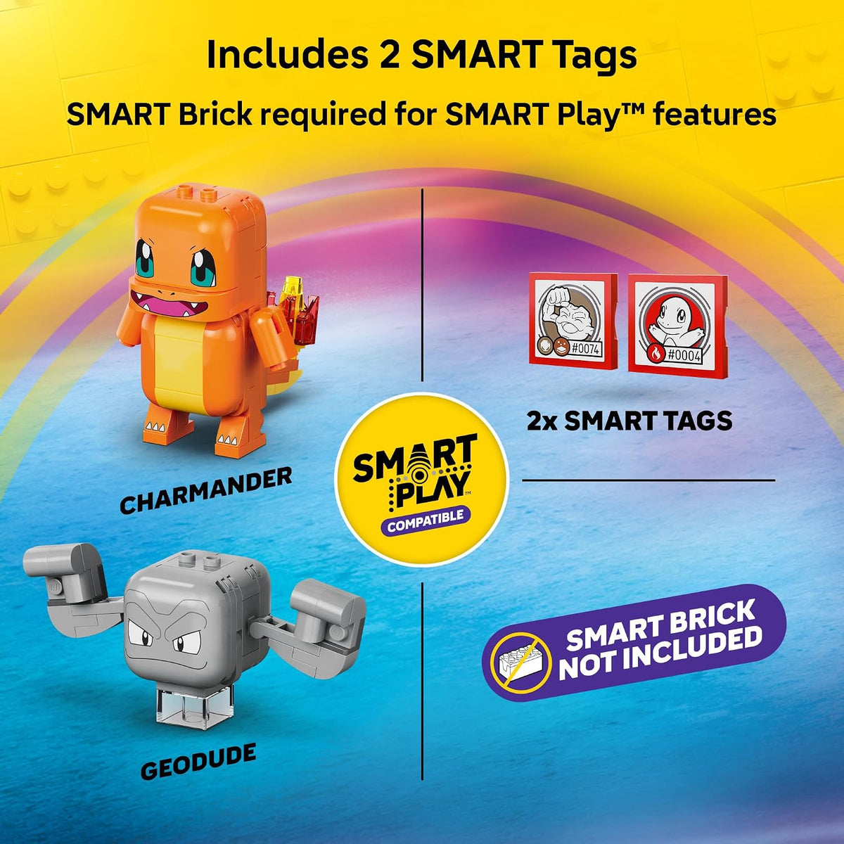 LEGO Pokémon SMART Play: Charmander and Geodude's Cavern Clash 72157