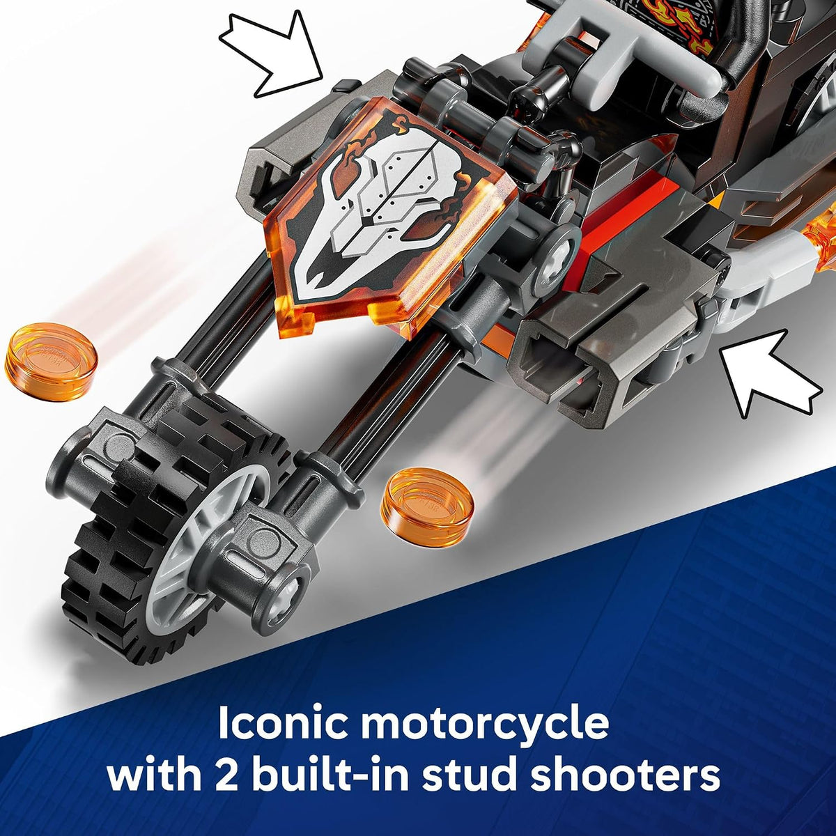LEGO Marvel Spider-Man vs. Ghost Rider Motorcycle Building Toy for Boys & Girls, Ages 6+ - Super Hero & Villain Playset W/2 Marvel Minifigures - Gift Idea for Kids & Fans - 76335