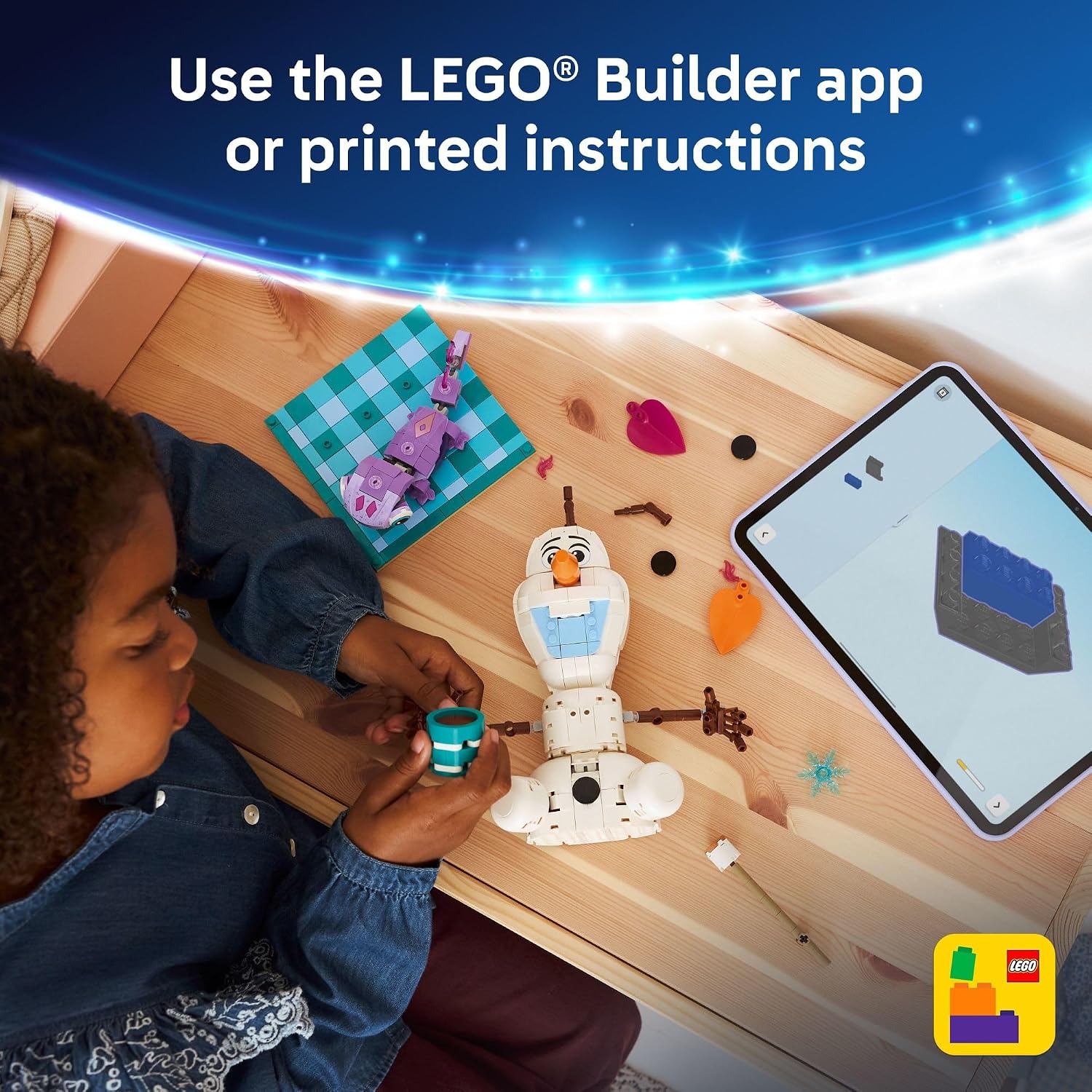 LEGO Disney Frozen Olaf and Bruni’s Picnic Fun Building Toy - Frozen Toys for Girls & Boys, Ages 7+ - Disney Gifts for Kids & Fans - 43287